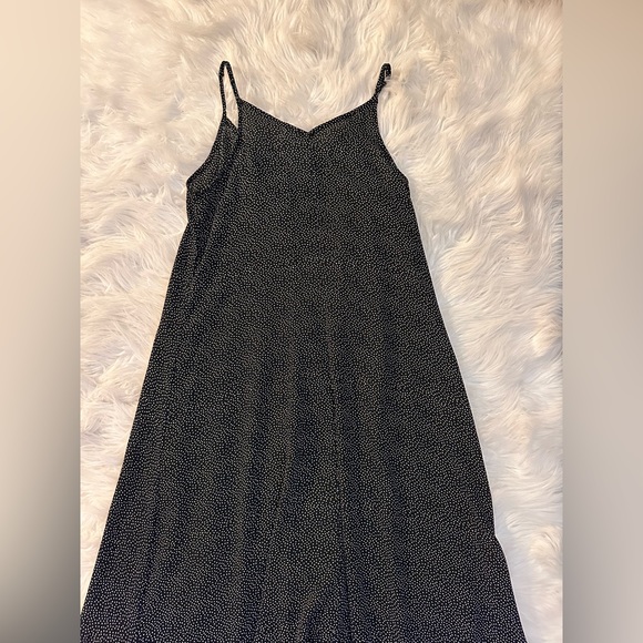 Lauren Conrad black and white polka dot sheer swimsuit cover size: L - Picture 4 of 4